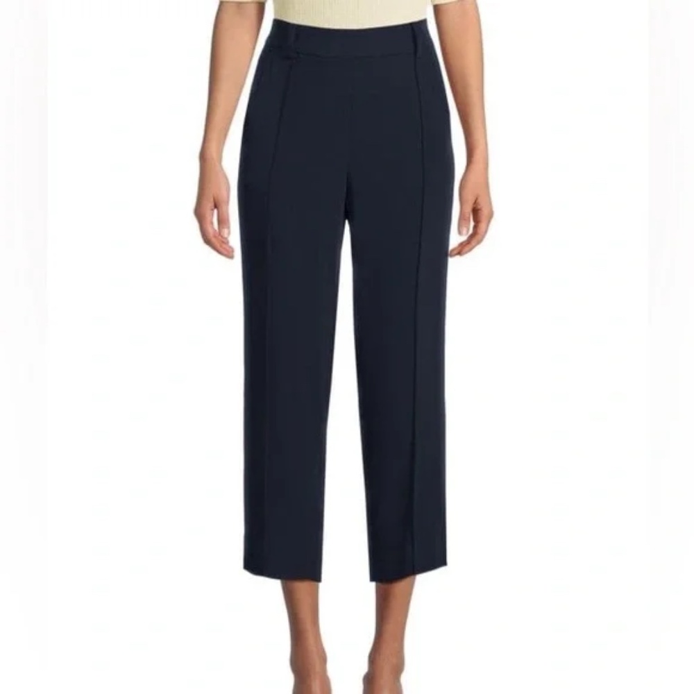 Vince Mid-Rise Tapered Pull-On Pant in dark navy size L